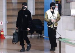 jungkook tiba di korea